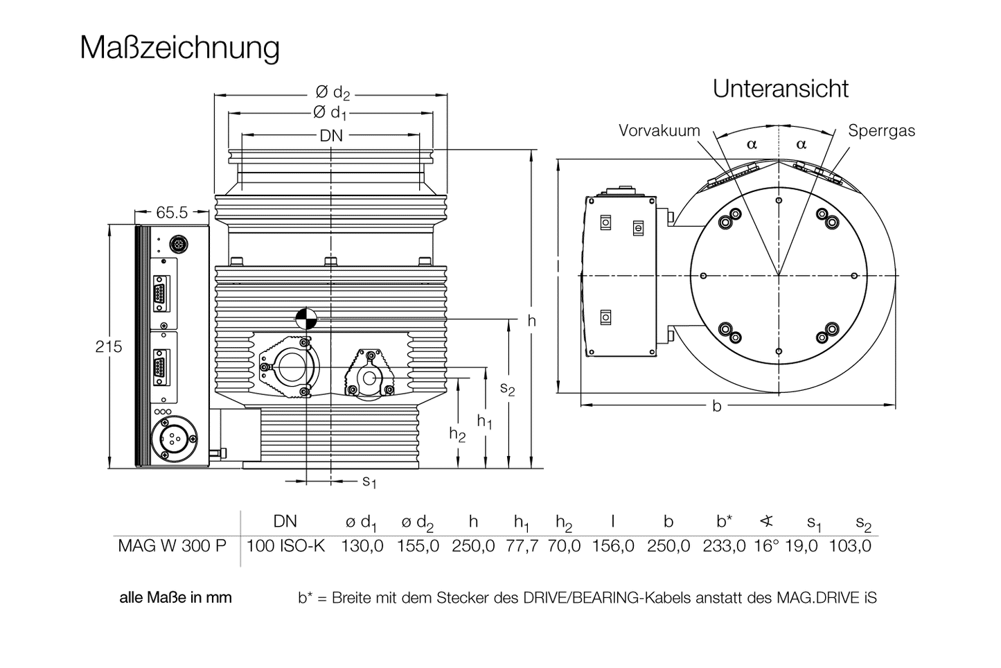Leybold TURBOVAC MAG W 300 P