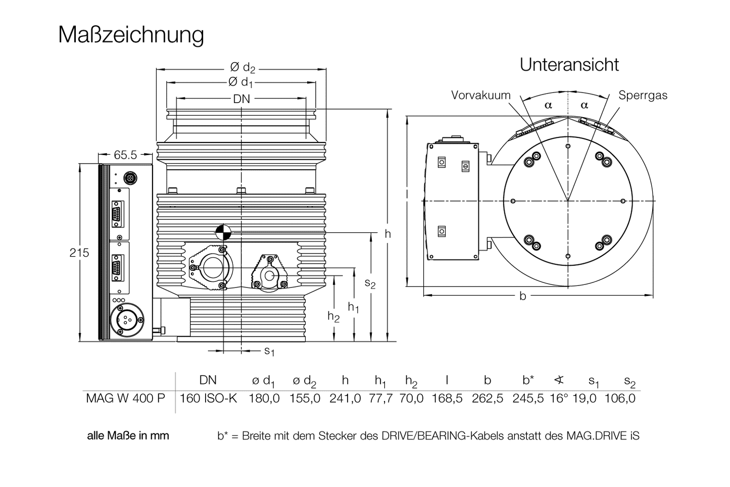 Leybold TURBOVAC MAG W 400 P