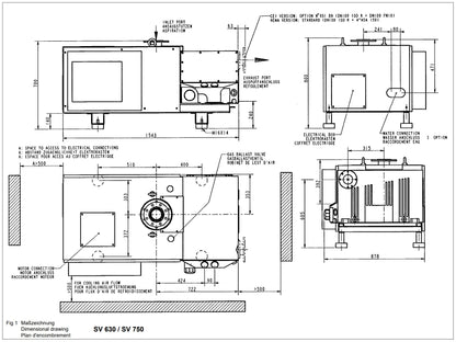 Service an Leybold SOGEVAC SV630F TORLON