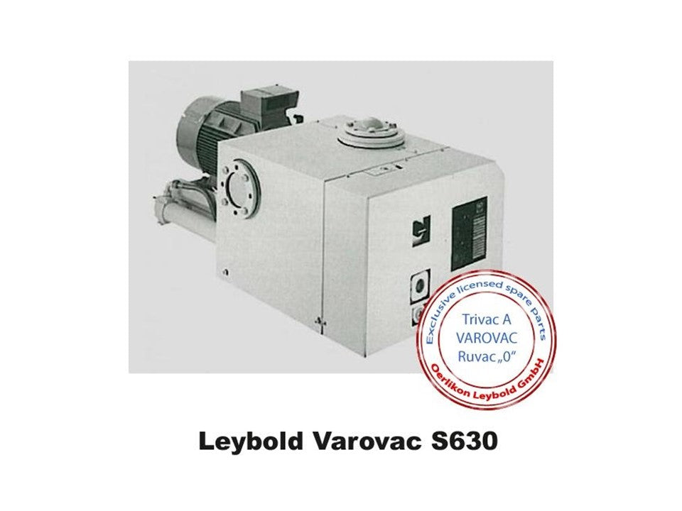 Service an Leybold VAROVAC S630F
